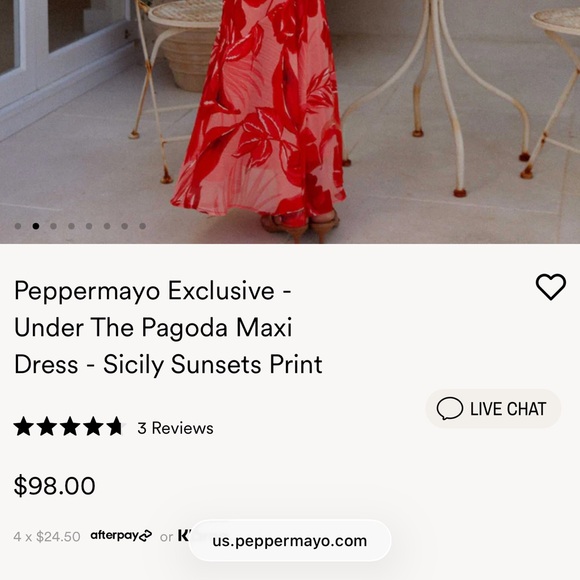 Peppermayo Vibrant Red Floral Dress - Picture 8 of 8